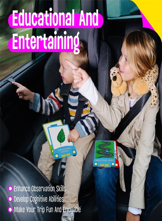 SpriteGru 50PCS Travel Scavenger Hunt Card Game, Road Trip Car Games Fun Eye Find & Seek Card Game Funny Activity for Activities for Family Vacations, Road Trips and Car Rides, Ages 4 and Up - Image 5
